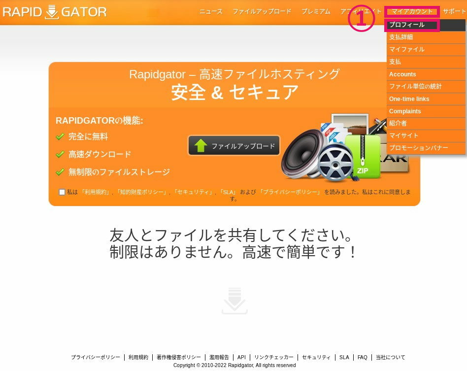 即日発送！Rapidgator プレミアム 180日間 初心者サポート - その他